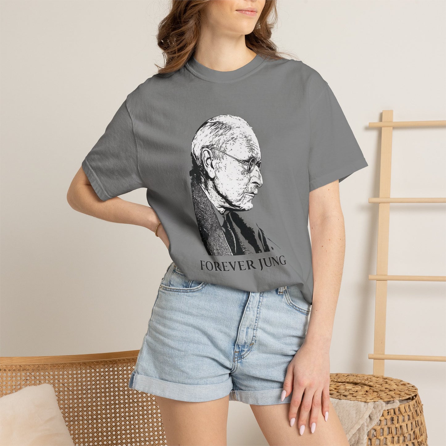 Forever Jung T-Shirt — Vintage Carl Jung Portrait Tee