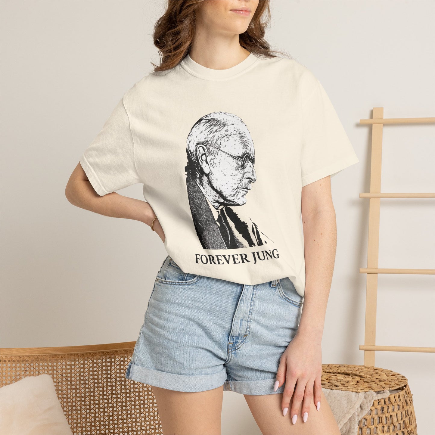 Forever Jung T-Shirt — Vintage Carl Jung Portrait Tee