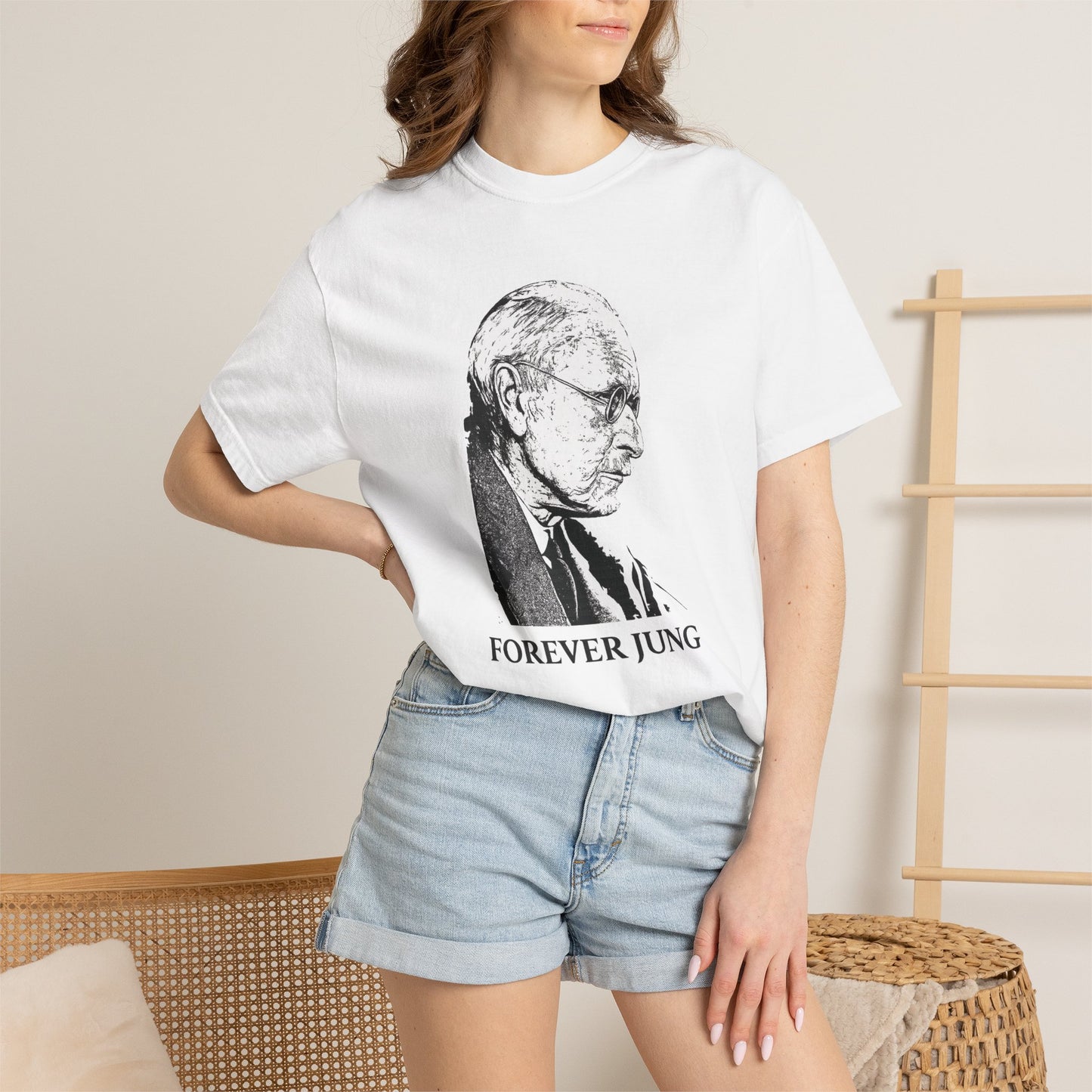 Forever Jung T-Shirt — Vintage Carl Jung Portrait Tee