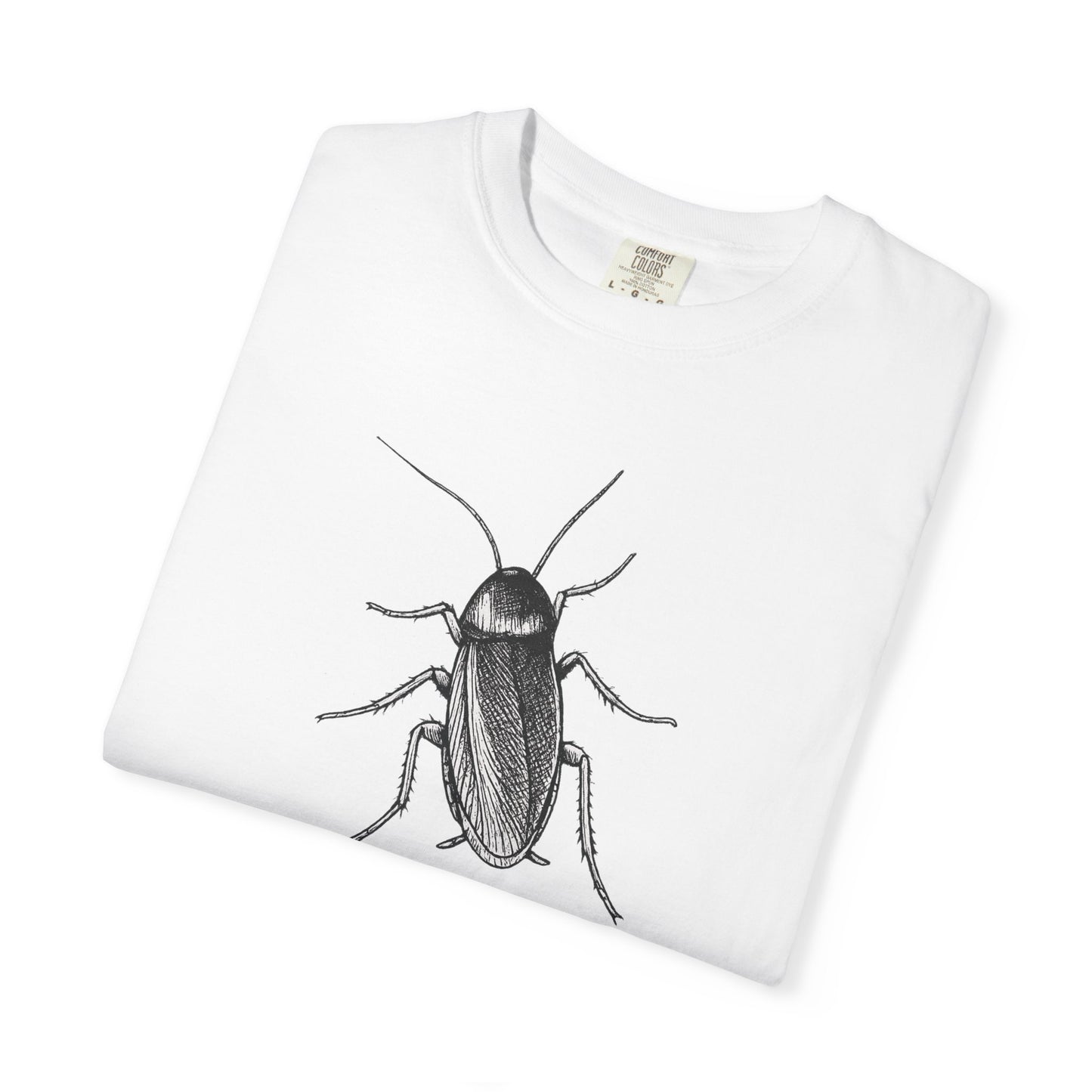 Cockroach Graphic T-Shirt — "I Woke Up Like This" Vintage-Inspired Tee