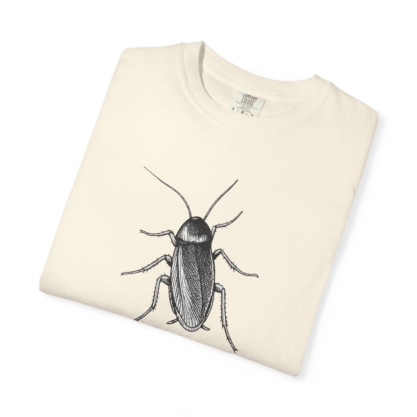 Cockroach Graphic T-Shirt — "I Woke Up Like This" Vintage-Inspired Tee