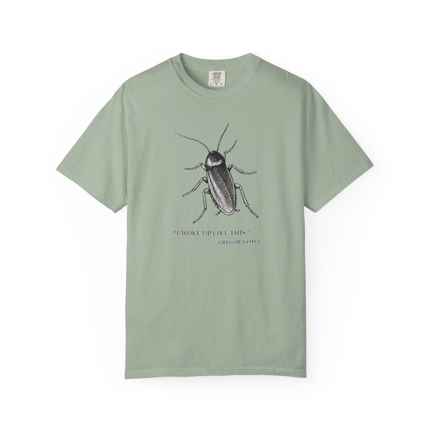 Cockroach Graphic T-Shirt — "I Woke Up Like This" Vintage-Inspired Tee